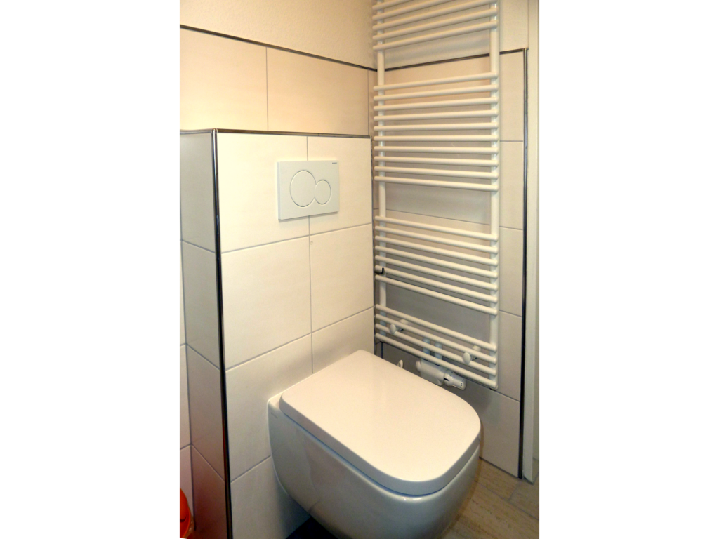 Handtuchwärmer im Duschbad